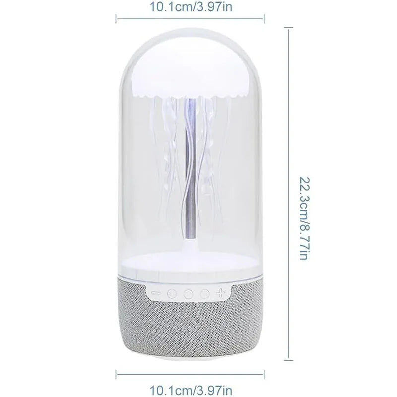 Jellyfish Lamp,With Bluetooth Speaker Dancing Jellyfish Lamp,7Color Atmosphere Jellyfish Desk Lamp,Rechargeable Mood Night Light